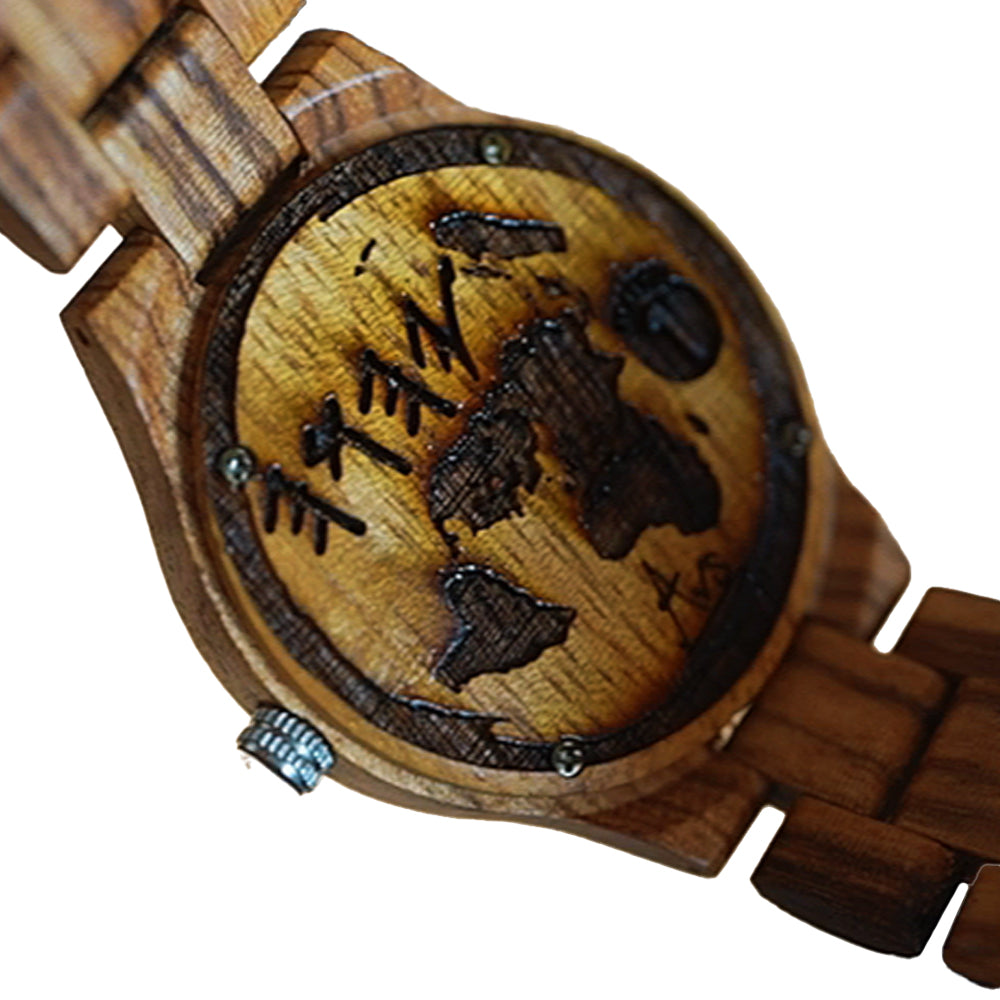 יהוה - “Aqua Genesis” - Wooden Watch by AVS