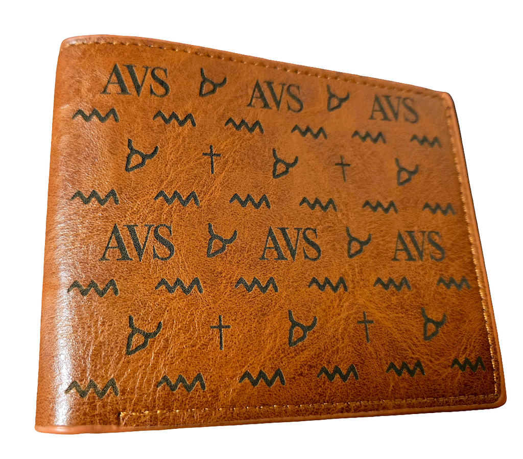 VERY POPULAR so I MADE SOME MORE - AVS Pictographic Wallet - LIMITED EDITION